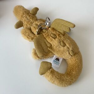 Jellycat Golden Dragon Keychain